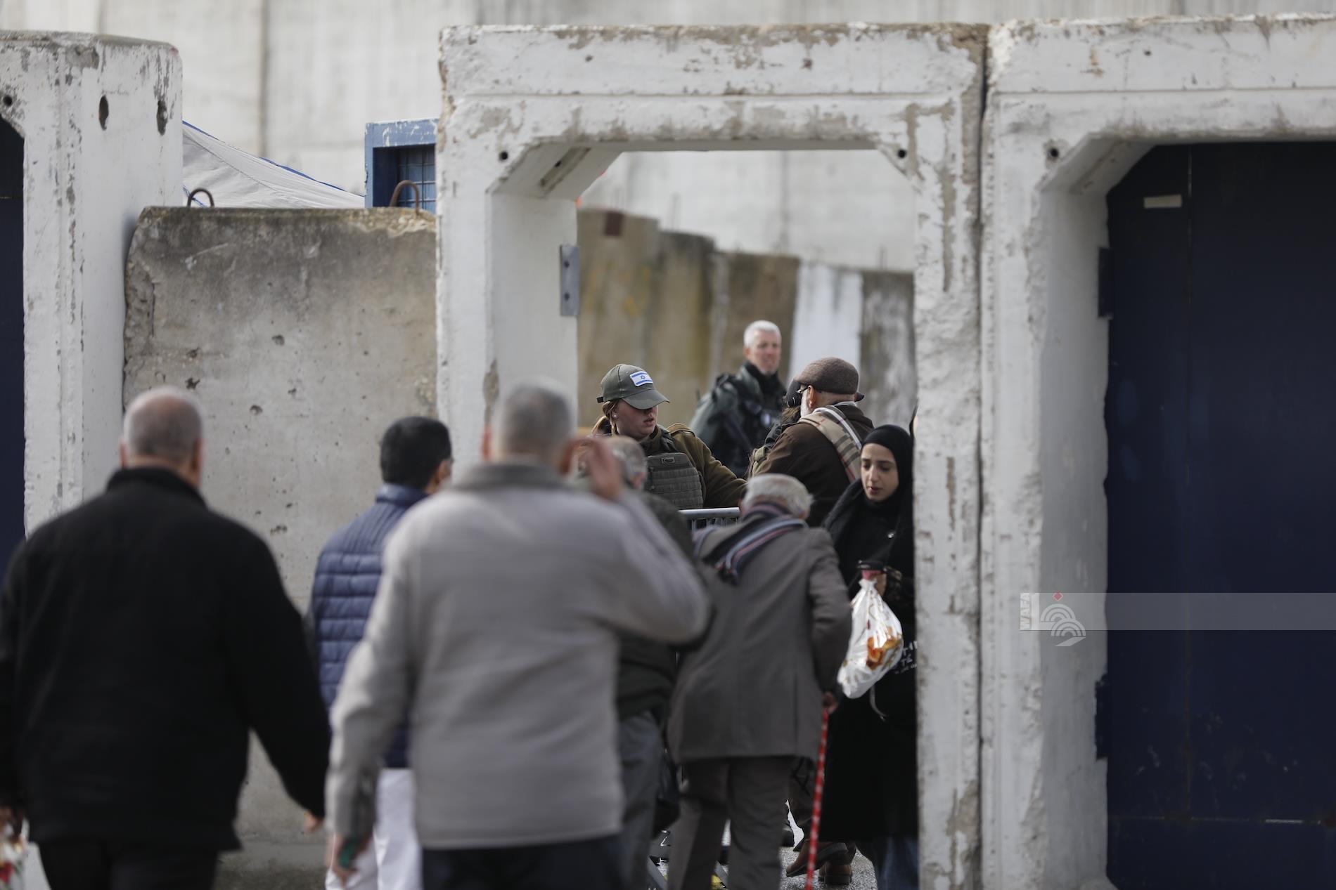 حاجز قلنديا العسكري تصوير - حمزة شلش/وفا